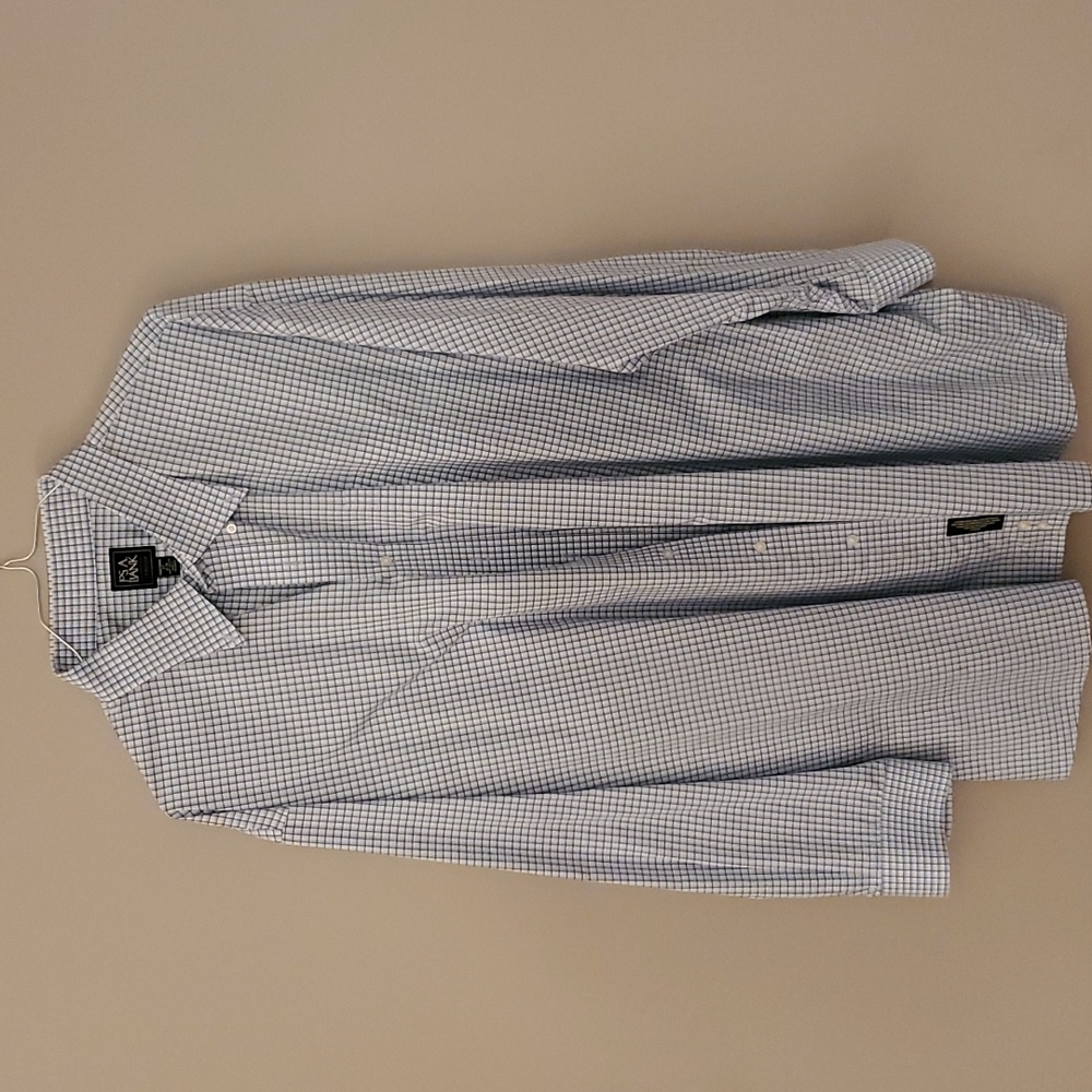 Jos A Bank Traveler Dress Shirt Size 20